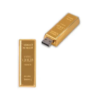 Large Gold Bar Metal USB Pendrive, Customized Pen Drives