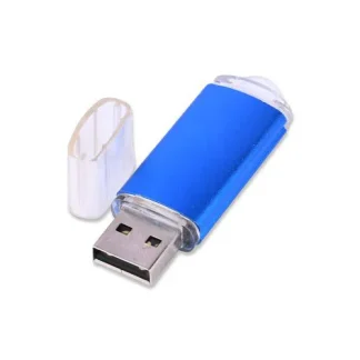 Blue Classic Metal Pendrive, Customized Pen Drives