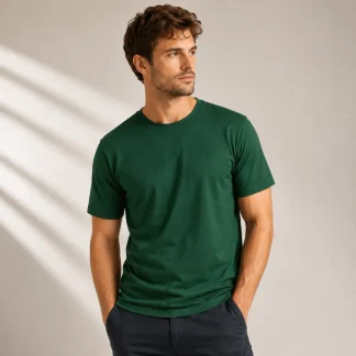 Bottle Green Unisex Plain T-shirt zinotch SGEGS