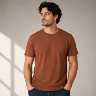 Copper Unisex Plain T-shirt zinotch SGEGS