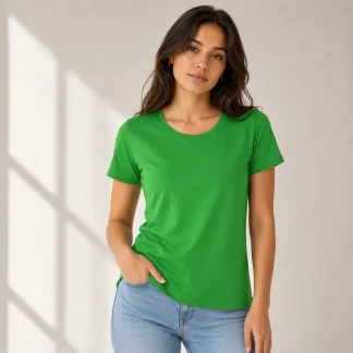 Flag Green Womens Plain T-shirt zinotch SGEGS