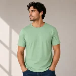 Jade Half Sleeve Plain T-Shirt | Unisex Regular Fit | zinotch