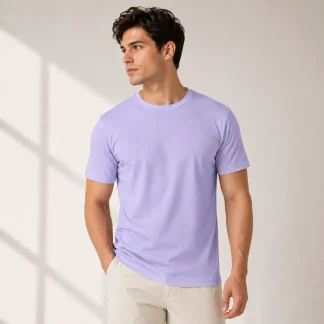 Lavender Mens Supima Cotton Plain T-shirt zinotch SGEGS
