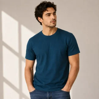 Petrol Blue Unisex Plain T-shirt zinotch SGEGS