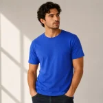 Royal Blue Half Sleeve Plain T-Shirt | Unisex Regular Fit