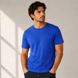Royal Blue Unisex Plain T-shirt zinotch SGEGS