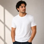 White Half Sleeve Plain T-Shirt | Unisex Regular Fit | zinotch