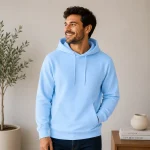 Baby Blue Men's Hoodie | Hooded Sweatshirt | Regular Fit | zinotch