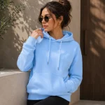 Baby Blue Women's Hoodie | Hooded Sweatshirt | Regular Fit | zinotch