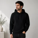 Black Men's Hoodie | Hooded Sweatshirt | Regular Fit | zinotch