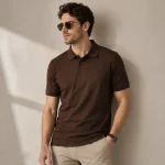 Coffee Brown Men's Polo T-Shirt | Regular Fit | zinotch