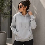 Grey Melange Women's Hoodie | Hooded Sweatshirt | Regular Fit | zinotch