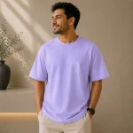Lavender Oversized Plain T-Shirt | Unisex | zinotch