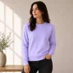 Lavender Women's Plain Sweatshirt | Regular Fit | zinotch