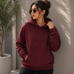 Maroon Women's Hoodie | Hooded Sweatshirt | Regular Fit | zinotch