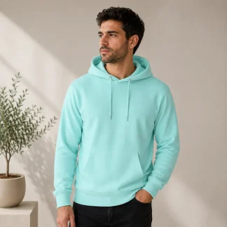 Mint Mens Plain Hooded Sweatshirt zinotch SGEGS
