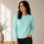 Mint Women's Plain Sweatshirt | Regular Fit | zinotch