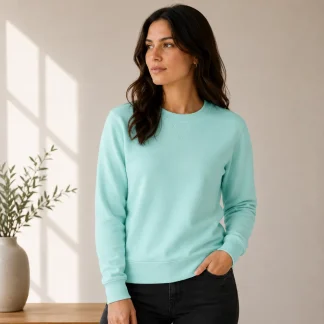 Mint Womens Plain Sweatshirt zinotch SGEGS