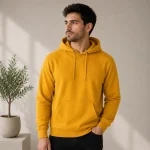 Mustard Yellow Men's Hoodie | Hooded Sweatshirt | Regular Fit | zinotch