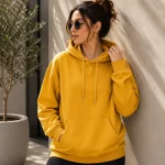 Mustard Yellow Women's Hoodie | Hooded Sweatshirt | Regular Fit | zinotch