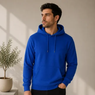 Royal Blue Men's Hoodie | Hooded Sweatshirt | Regular Fit | zinotch