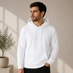 White Men's Hoodie | Hooded Sweatshirt | Regular Fit | zinotch